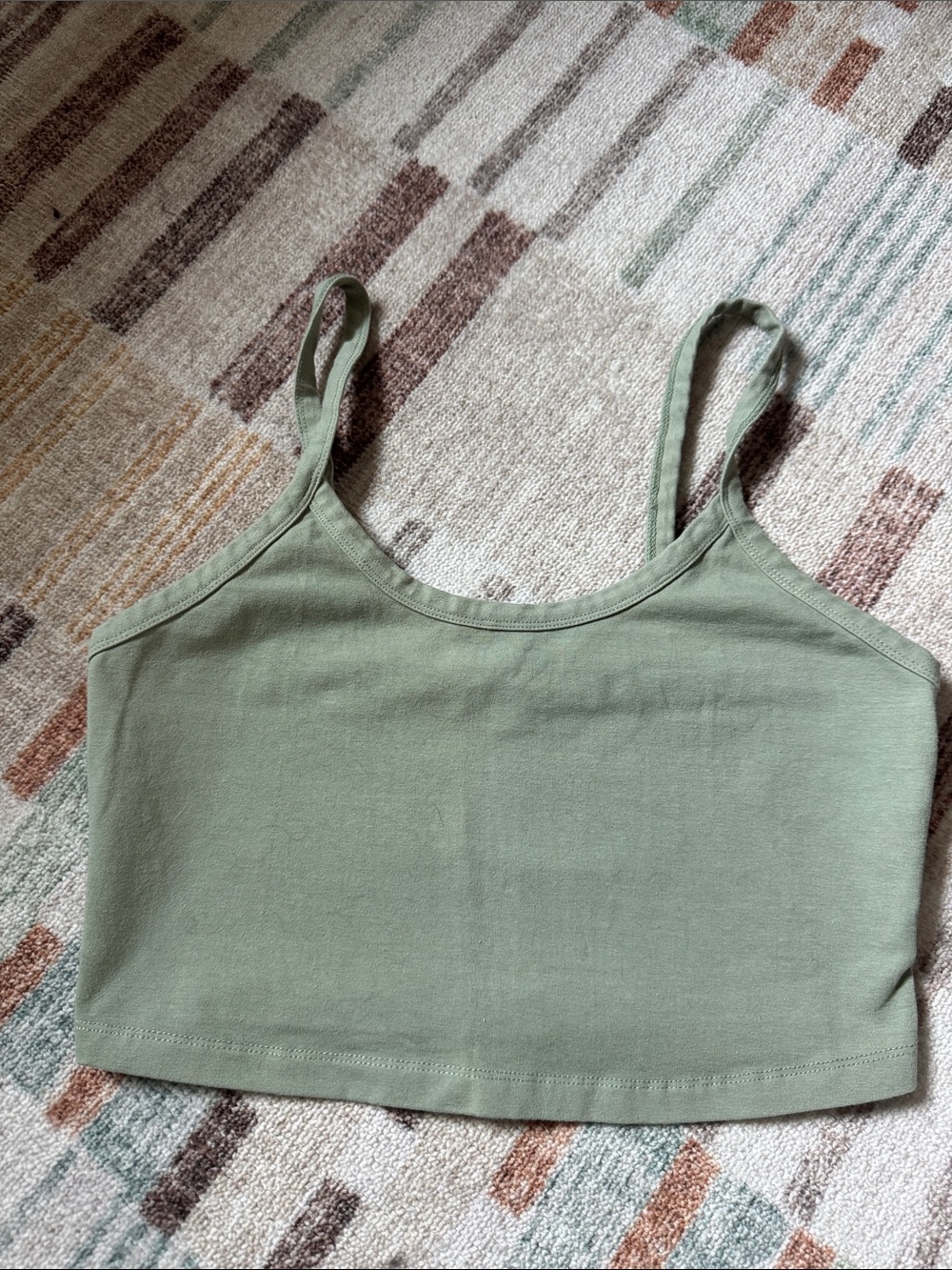 Good American Essential Crop Tank Top Women